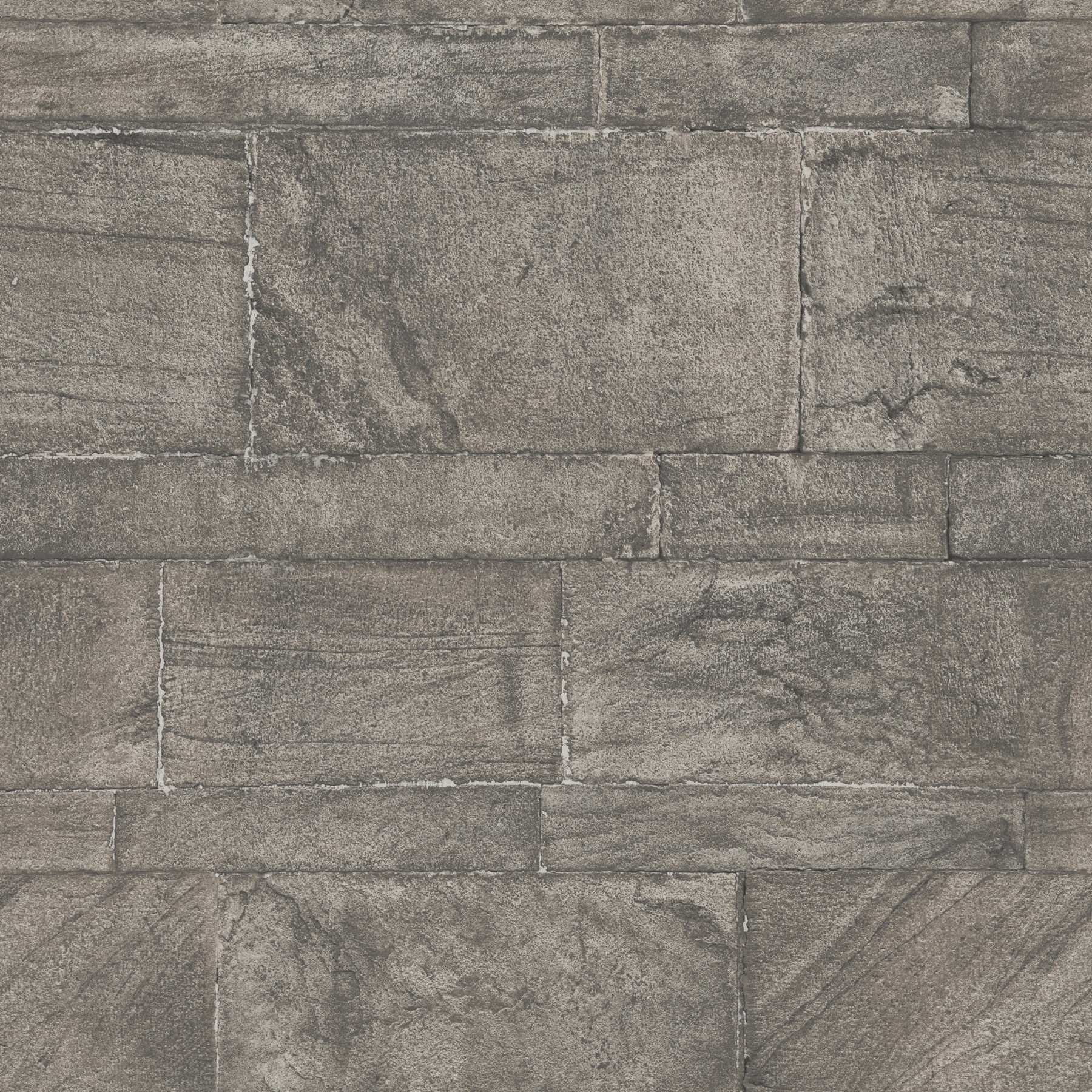A-Street Prints Murray Dark Grey Stone Wall Wallpaper