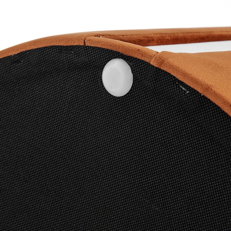 NPD Furniture Vinda Velvet Fabric Ottoman
