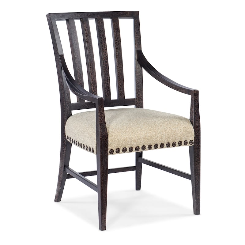 Hooker Furniture 6700-75400-98 Big Sky Wood Framed Dining Chair - Charred Timber