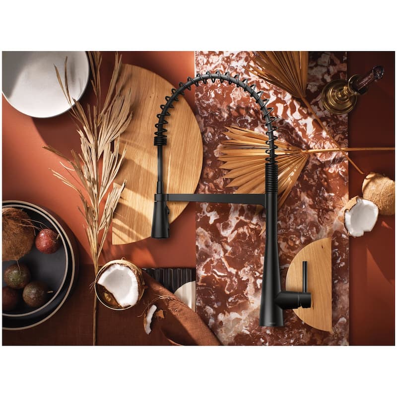 Moen 5925EW Sleek 1.5 GPM Single Hole Pre-Rinse Pull Down Kitchen