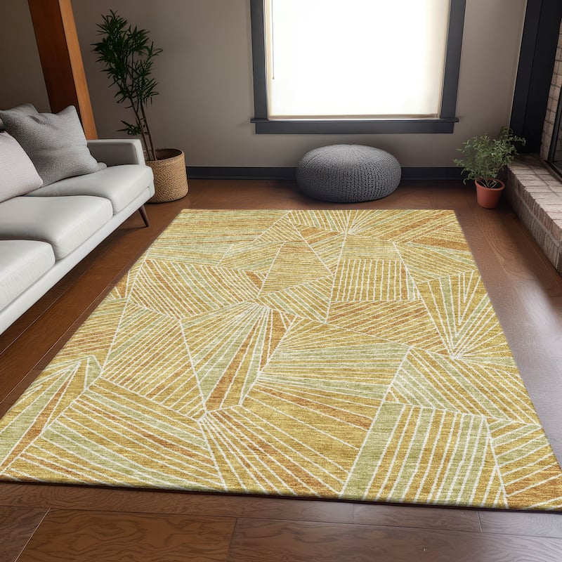 Premium Washable Super Soft Modern Mosaic Mayfield Rug
