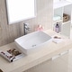preview thumbnail 1 of 4, Karran Valera 19" Vitreous China Vessel Bathroom Sink in White