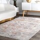 preview thumbnail 3 of 12, Nuloom Traditional Classic Mystique Ombre Tassel Border Area Rug 5' 3" x 7' 7" - Orange