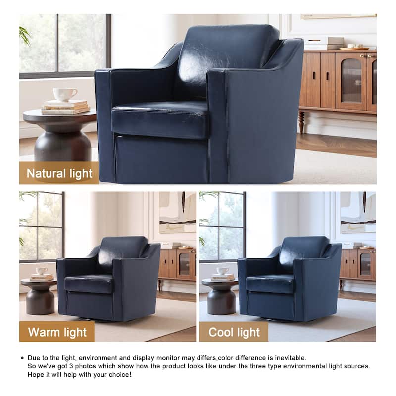 Modern 30.5" W Swivel Armchair Accent chair