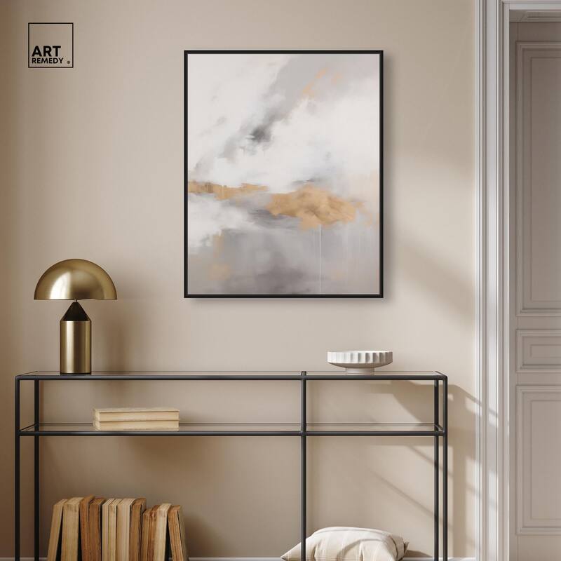 Fleeting Gold II Canvas by Art Remedy