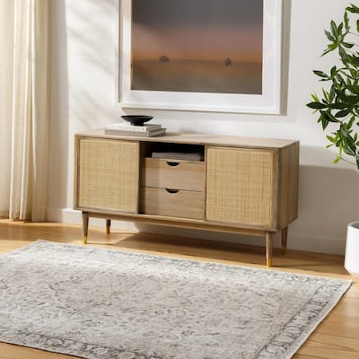 Livabliss Transitional Amelie Medallion Washable Area Rug