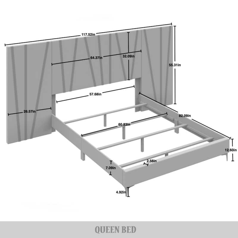 CraftPorch Contemporary Luxury 4-piece Bedroom Set