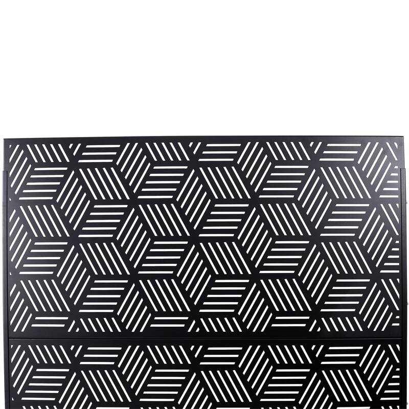 Outdoor & Indoor Privacy Screen Metal Privacy Screen 76" H×48" W