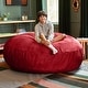 preview thumbnail 66 of 66, Jaxx Cocoon 6 Ft Giant Bean Bag Sofa and Lounger for Adults, Microsuede