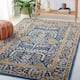 SAFAVIEH Handmade Antiquity Amalia Traditional Oriental Wool Rug - 11' x 15' - Dark Blue/Multi