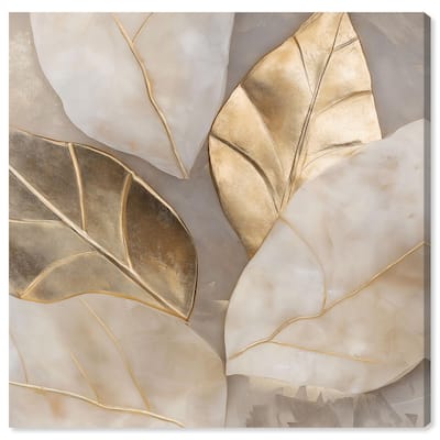 Golden Cascades Canvas by Art Remedy, Gallery Wrapped