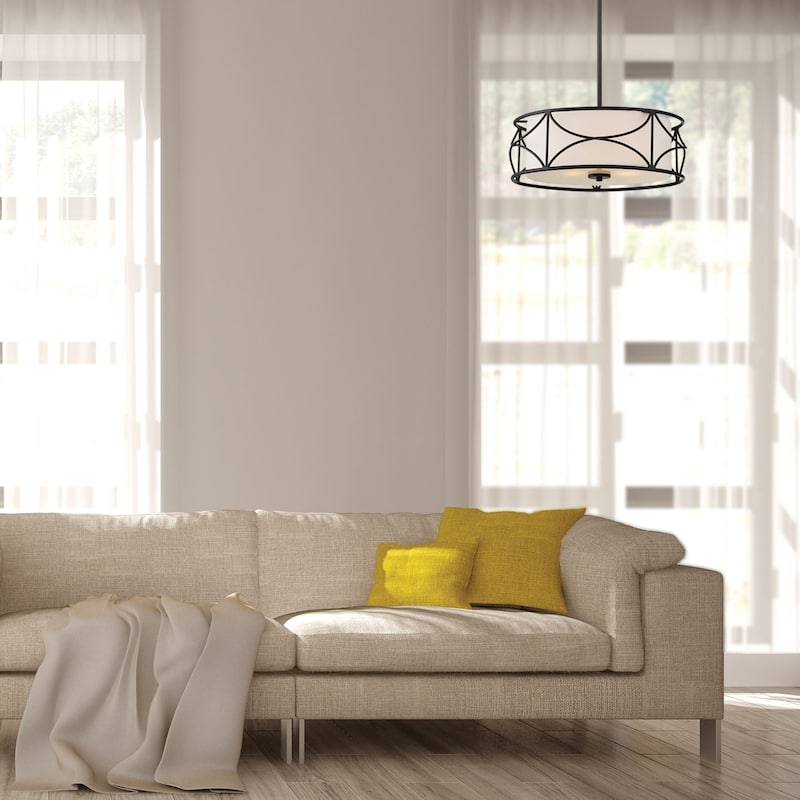 Avara 3 Light Inverted Pendant