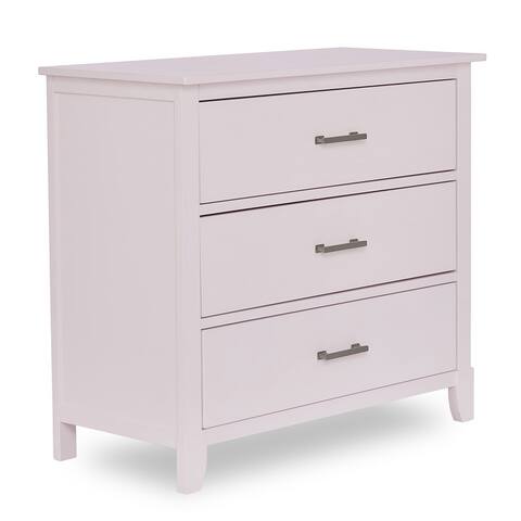 Universal 3 Drawers Chest Mid Century Modern In Blush Pink, Model #600-BP