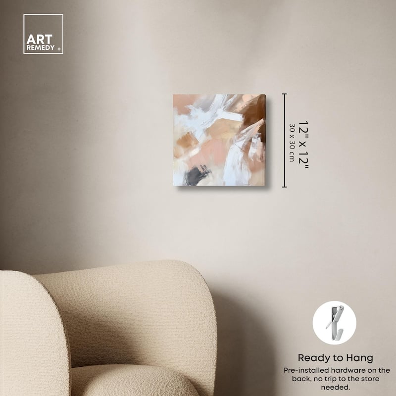 Taupe and Ash I Canvas by Art Remedy, Gallery Wrapped