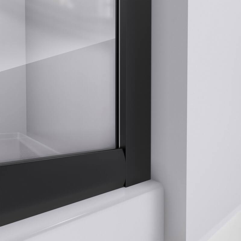DreamLine Prime 33 in. x 33 in. x 76 3/4 in. H Shower Enclosure, Shower Base and Acrylic Backwall Kit