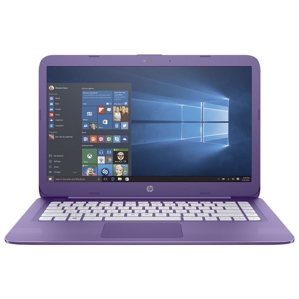 Refurbished - HP Stream 14-AX020CA 14" Laptop Intel Celeron N3060 1.6GHz 4GB 32GB eMMC Win10