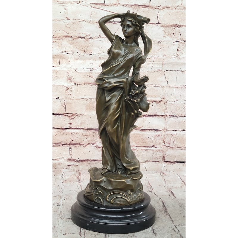 Venus Aphrodite Female Figure Greek Roman Mythology Original Art Bronze Sculpture