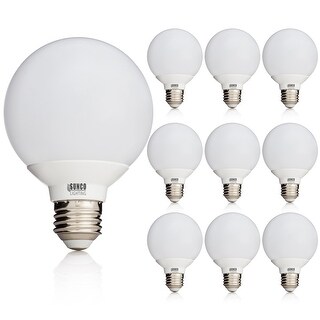 Shop Sunco Lighting G25 Led 5000k Daylight Vanity Light Bulb Set Of 10 Overstock 20525771