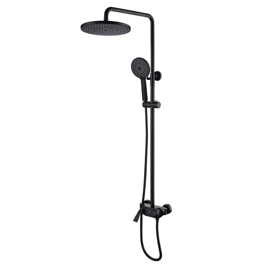 3-Function Exposed Mounted Shower System with Rough-in valve