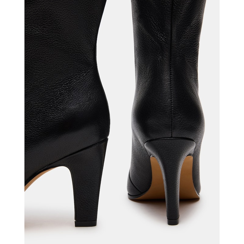 Steve Madden Rizk Leather Heeled Tall Boot
