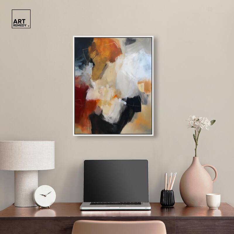 Earth and Fire II Canvas by Art Remedy