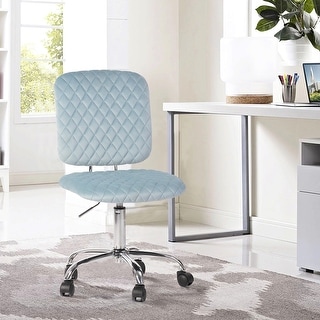 Homy Casa Mid-century Modern Fabric Upholstered Swivel Desk Chair - Bed ...