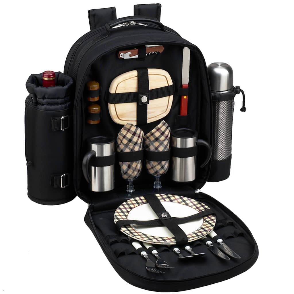 Picnic at Ascot Two Person Equipped Picnic Backpack with Coffee Service