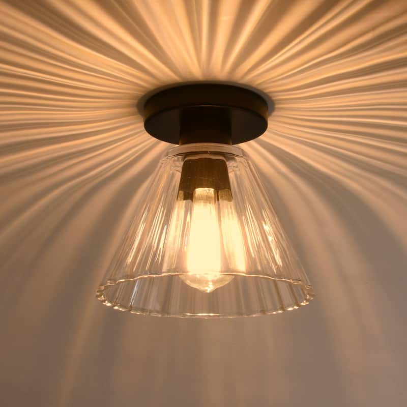 Vaxcel Lighting C0322 Dalton 8" Wide Semi-Flush Ceiling Fixture /