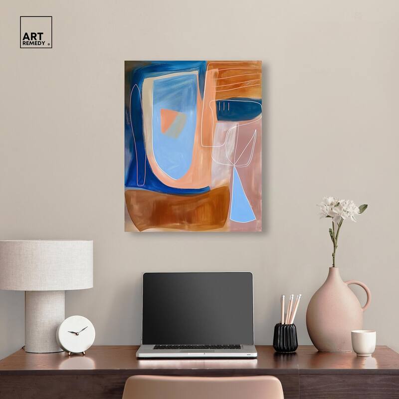 An Abstract Oil II Canvas by Art Remedy, Gallery Wrapped