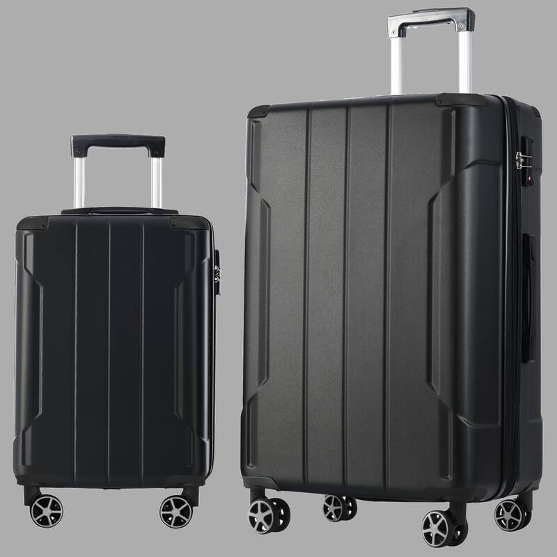 Lightweight ABS 2-Piece Luggage Set with 28" Expandable Suitcase and TSA Lock (20/28)