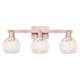Option Brushed Brass / White Mouchette