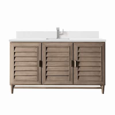 James Martin Vanities 620-V60S-1WZ Portland 60" Single Basin Wood