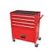 4 drawer tool cabinet with tool sets - Red