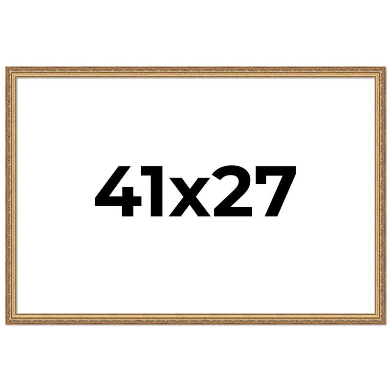 41x27 Frame Red Solid Wood Picture Frame Width 1.75 Inches | Interior Frame Depth 1 13/16 Inches