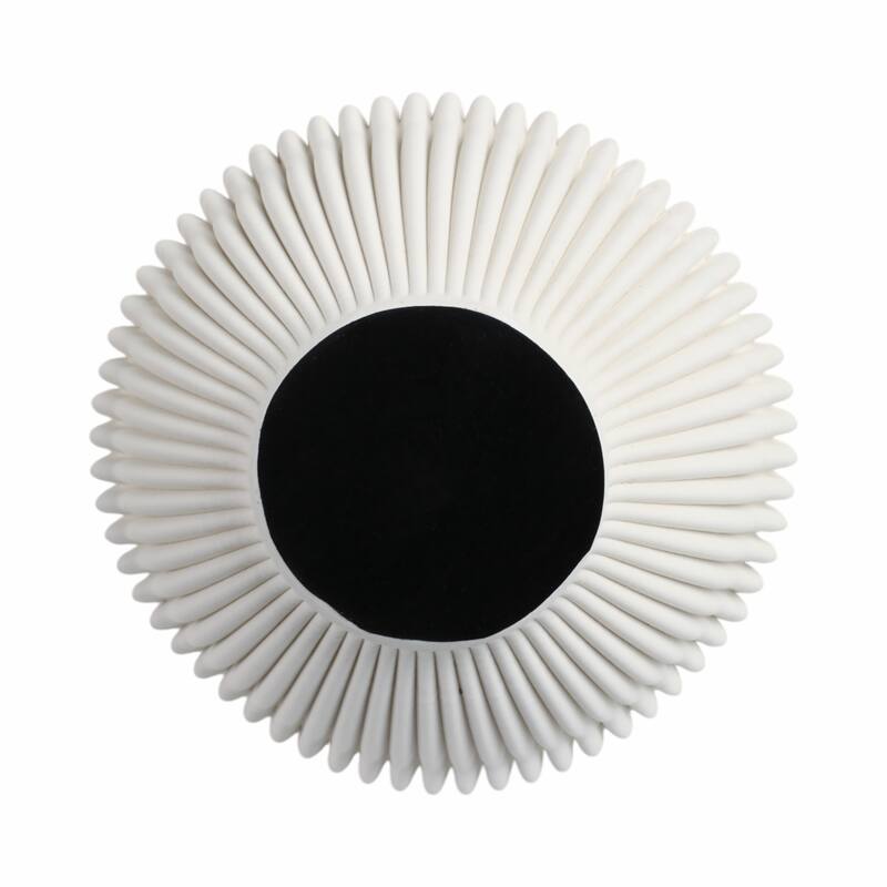 Decorative Vase - Ivory Ceramic 3D Printed Artistic