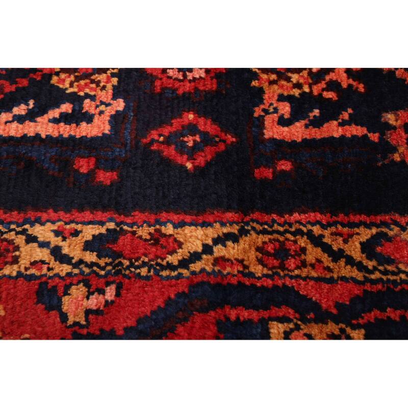 ECARPETGALLERY Hand-knotted Andelz Dark Navy Wool Rug - 3'5 x 7'1
