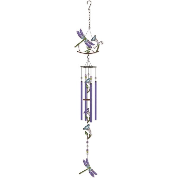 Dragonfly w/ Flower Chime-40"