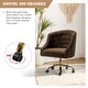 preview thumbnail 93 of 109, Modern Velvet Tufted Office Chair with Gold Metal Base by HULALA HOME