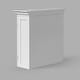 preview thumbnail 6 of 19, Teamson Home Stratford Classic Wall Cabinet with Adjustable Shelves