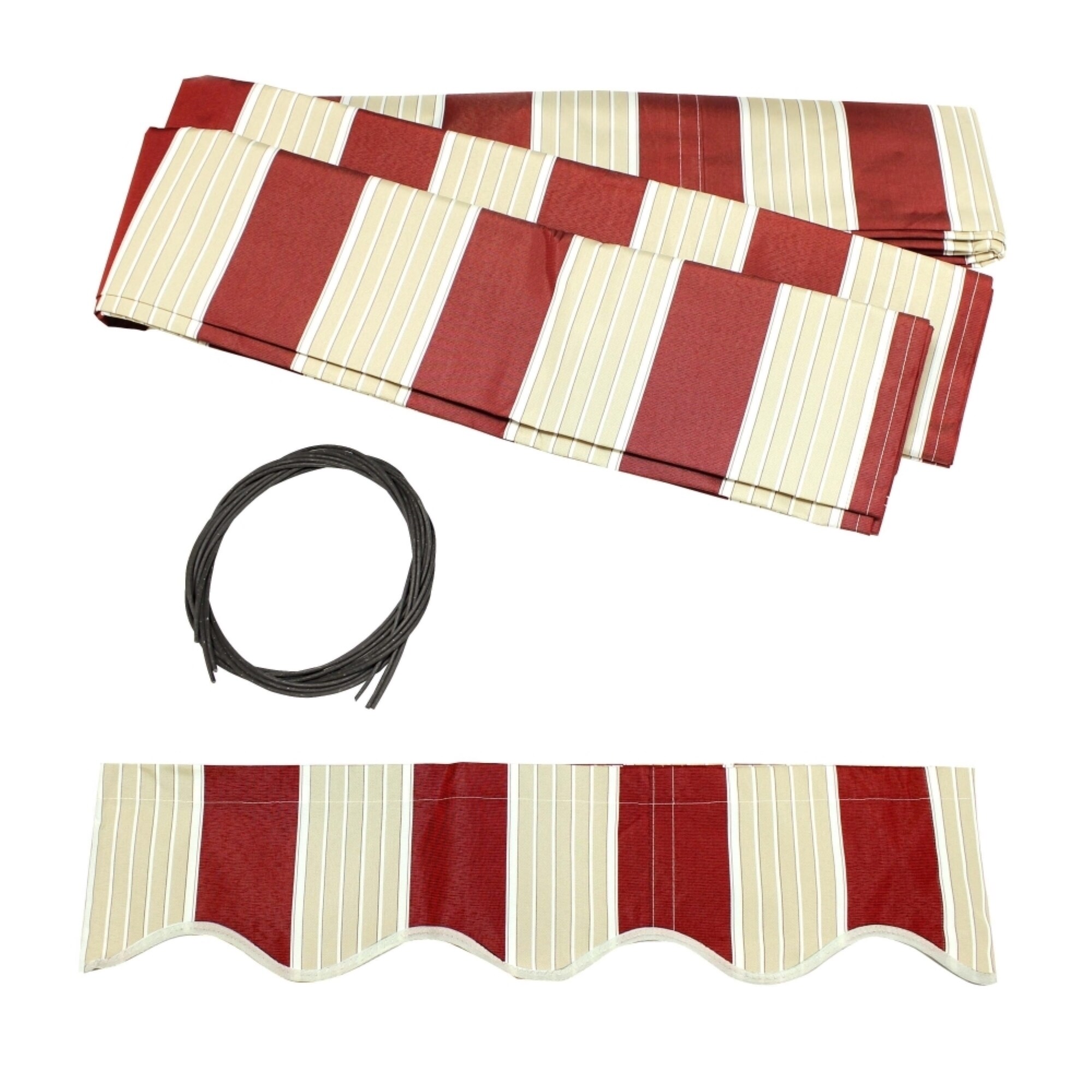 Aleko Replacement Fabric For Retractable Awning 10x8 Ft More Options On Sale Overstock 21827564