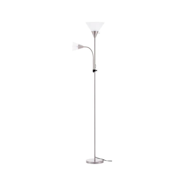 71.3" Tall Standing LED Floor Lamp with Shade - Adjustable Brightness