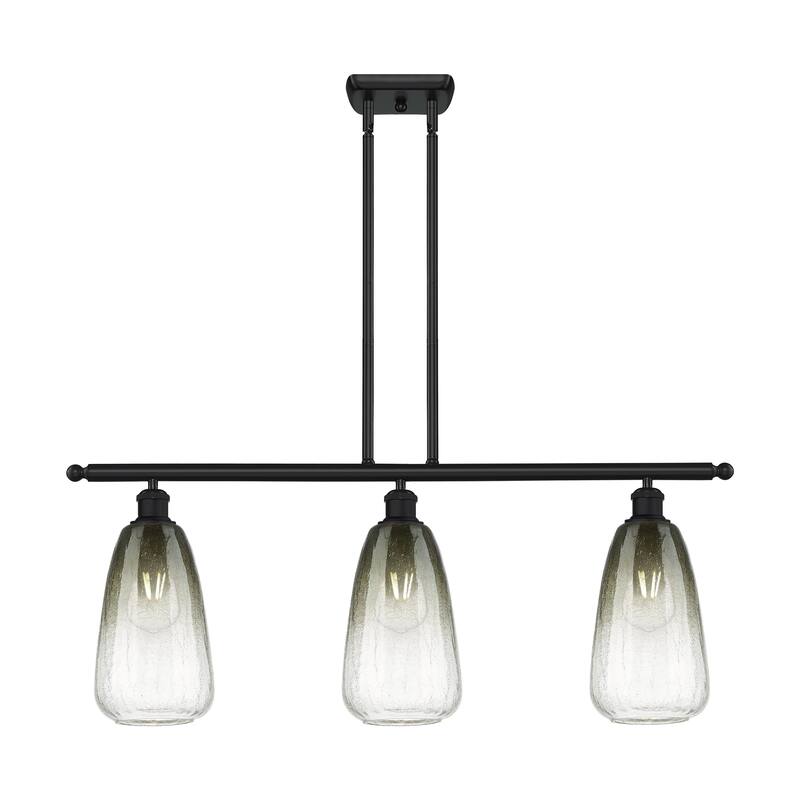 Innovations Lighting Endless Possibilities Ballston - Brookhaven Almond - 3 Light 36" Stem Hung Island Light