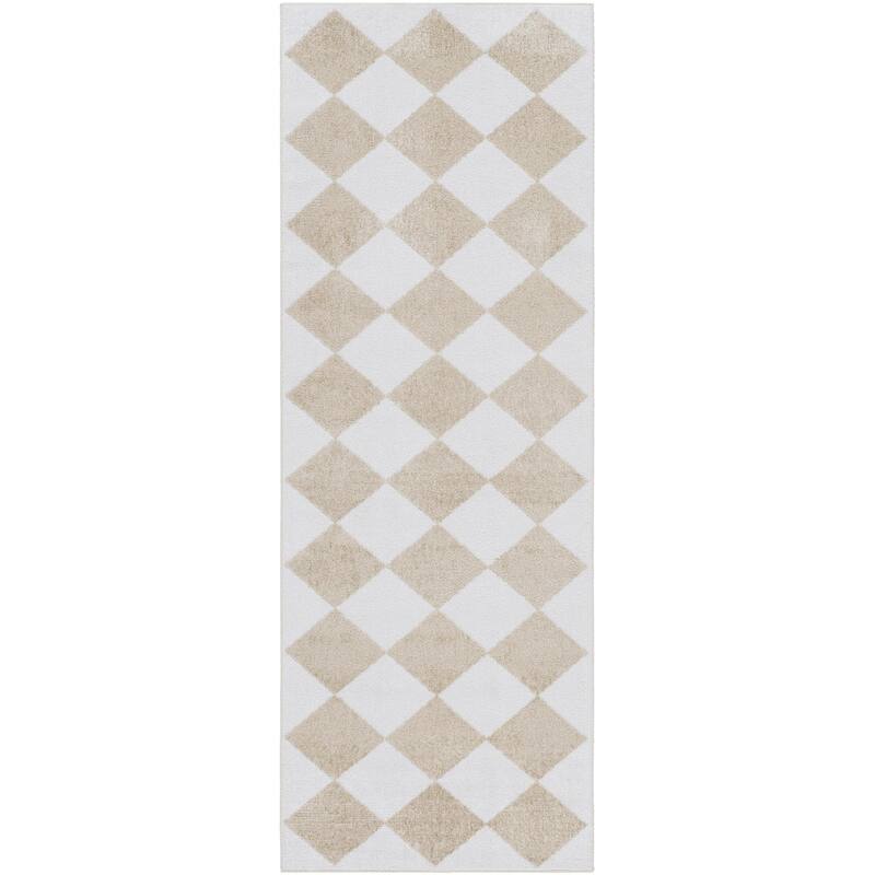 Livabliss Lillian Modern & Contemporary Checkered Indoor/Outdoor Area Rug