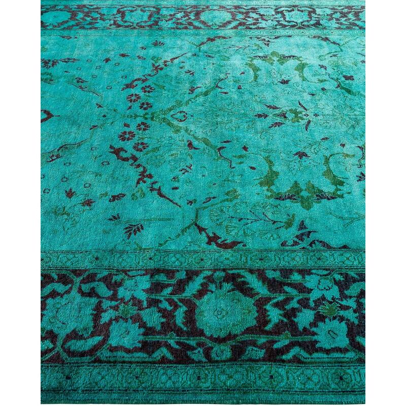 Vibrance One-of-a-Kind Handmade Area Rug - Blue, 6' 1" x 8' 9" - 6' 1" x 8' 9"