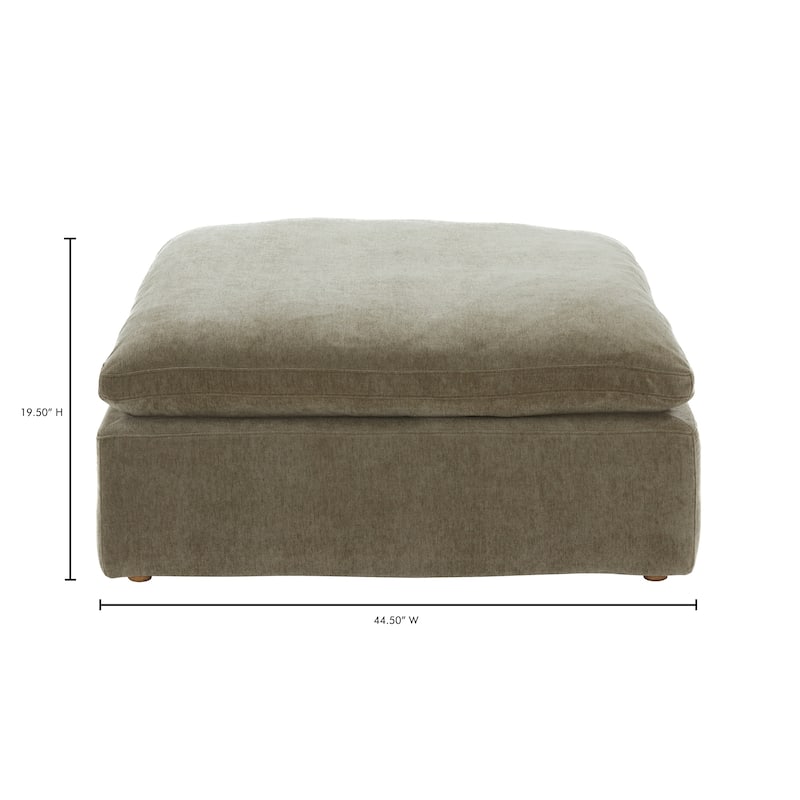 Aurelle Home Corbin Modern Modular Sectional Piece - Ottoman