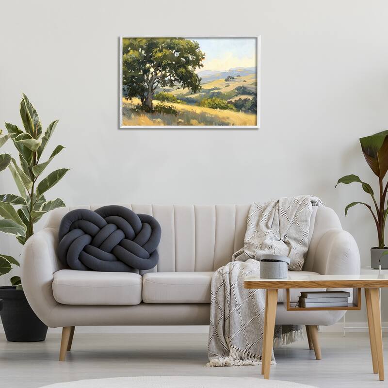 Stupell On The Hilltop Scenery Framed Giclee Art Design By LSR Creative Studio