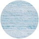 preview thumbnail 9 of 11, SAFAVIEH Tacoma Afelien Machine Washable Slip Resistant Modern Rug 6' Round - Grey/Aqua - Round