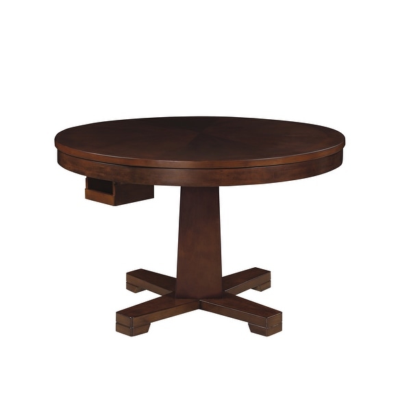 Holbrook Tobacco Game Table with 8 Cupholders. Opens flyout.