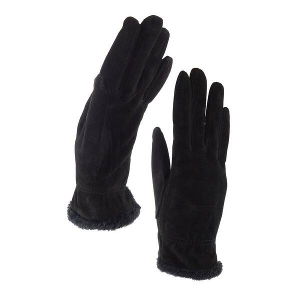 Shop Isotoner Women S Signature Microluxe Casual Suede Gloves