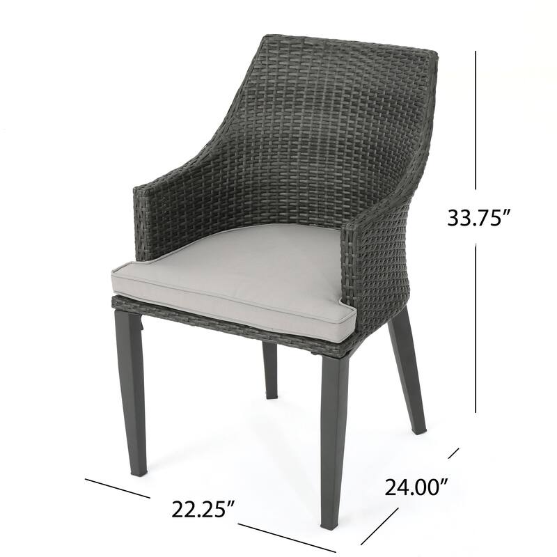 Classic Outdoor Patio Lounge Tanning Chair Set, Anti-rust & Anti-uv for Lawn, Gardens Terraces & Poolside